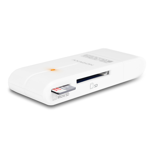 Axagon CRE-D4 card reader USB 2.0 White – image 6