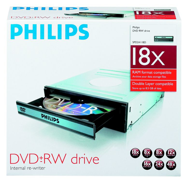 Philips SPD2411BD DVD 18x ReWriter Internal Drive – image 2