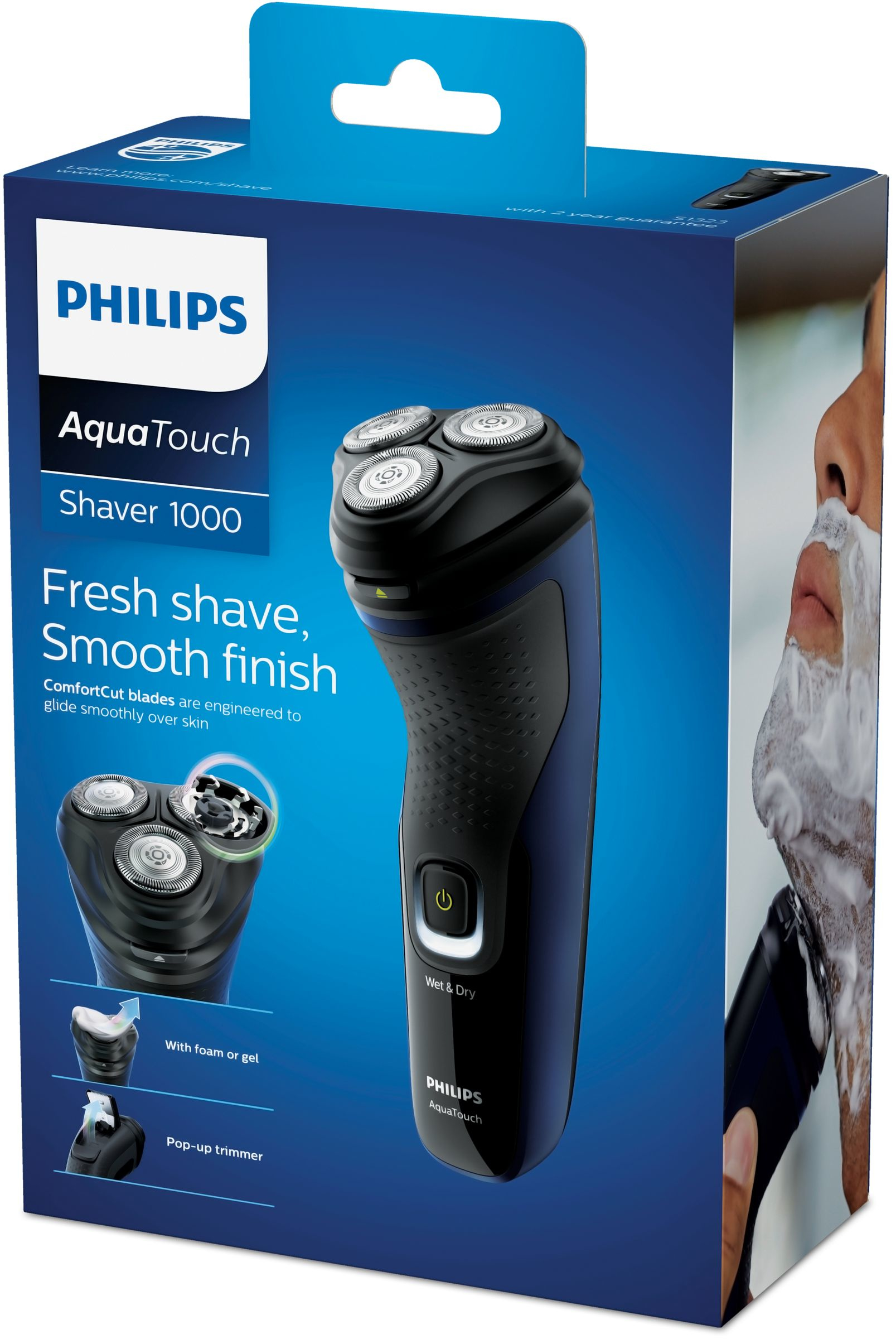 Philips 1000 series S1323/41 men's shaver Rotation shaver Trimmer Black – image 2