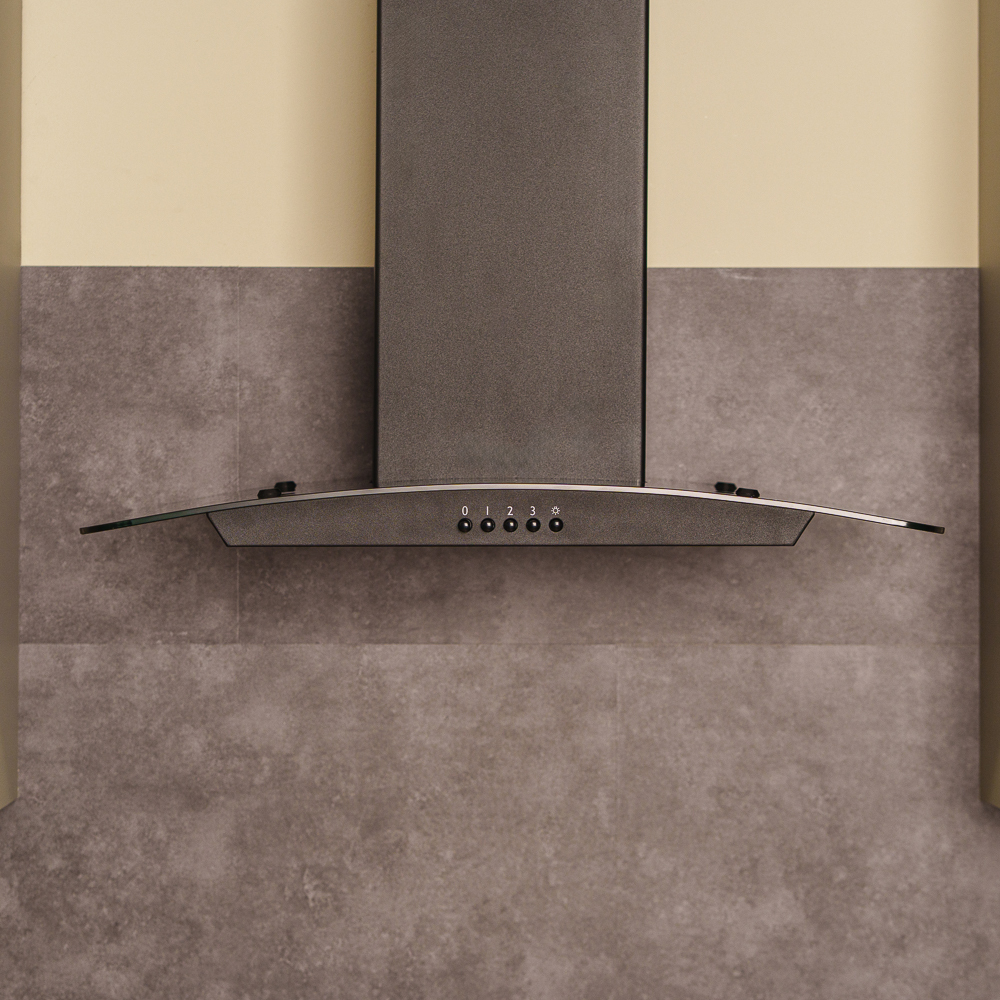 CDA SCCV60BL cooker hood Wall-mounted Black 277.9 m³/h – image 2