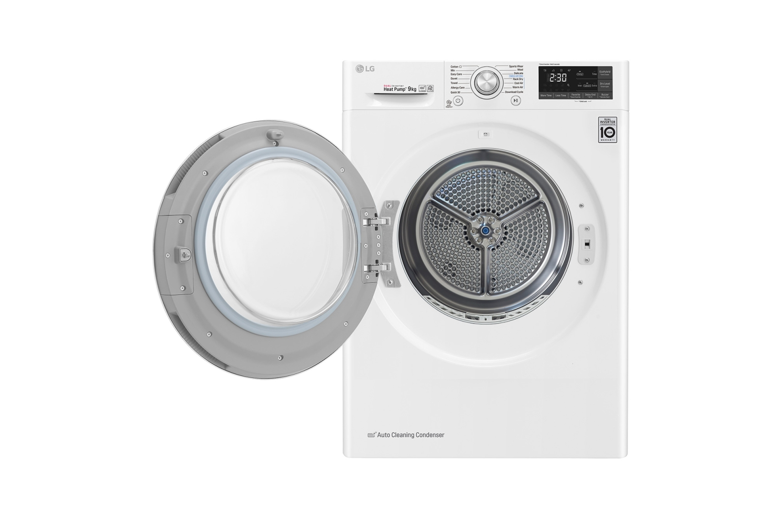 LG RC90U2AV2W tumble dryer Freestanding Front-load – image 3