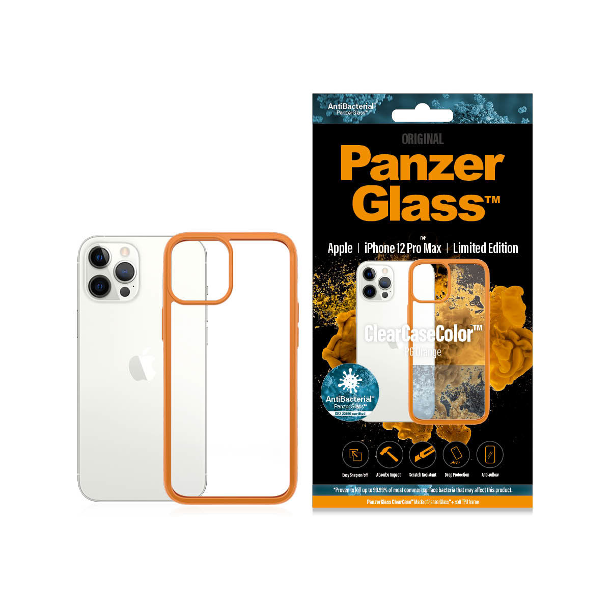 PanzerGlass ® ClearCaseColor™ iPhone 12 Pro Max - ® Orange Limited Edition – image 4