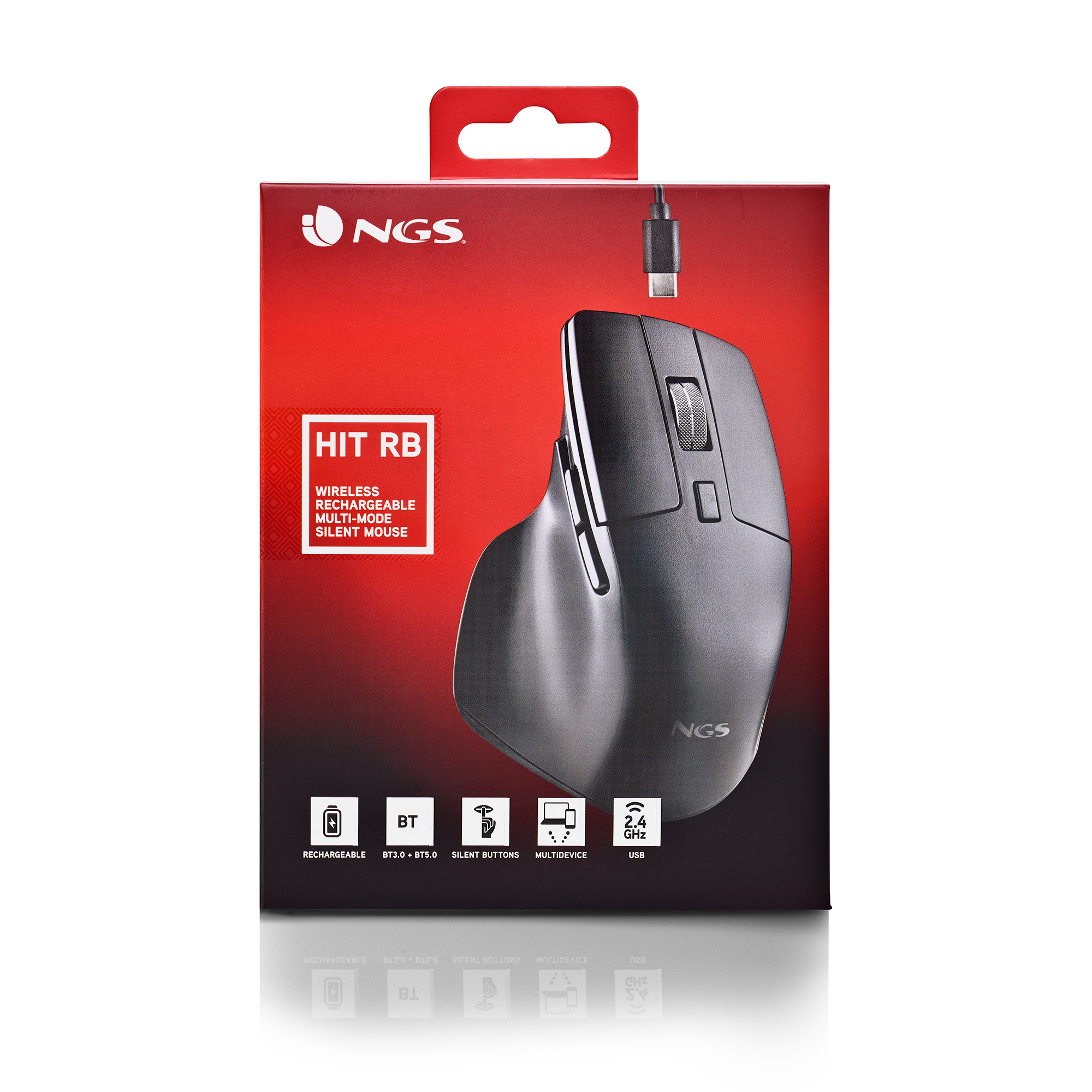 NGS Hit-RB mouse Office Right-hand RF Wireless Optical 1600 DPI – image 6