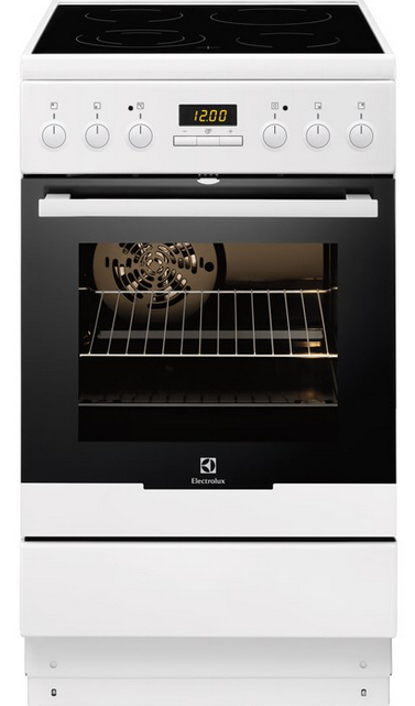 Electrolux EKC55551OW Freestanding cooker Electric Black, White