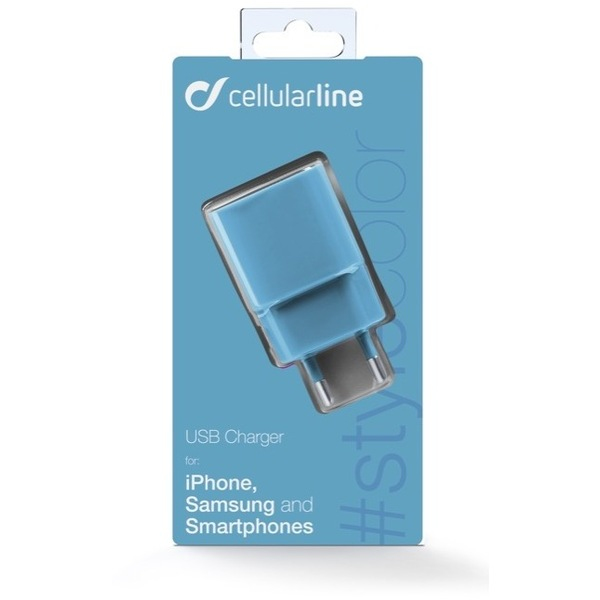 Cellularline 36890 mobile device charger Smartphone, Tablet Blue AC Indoor – image 3