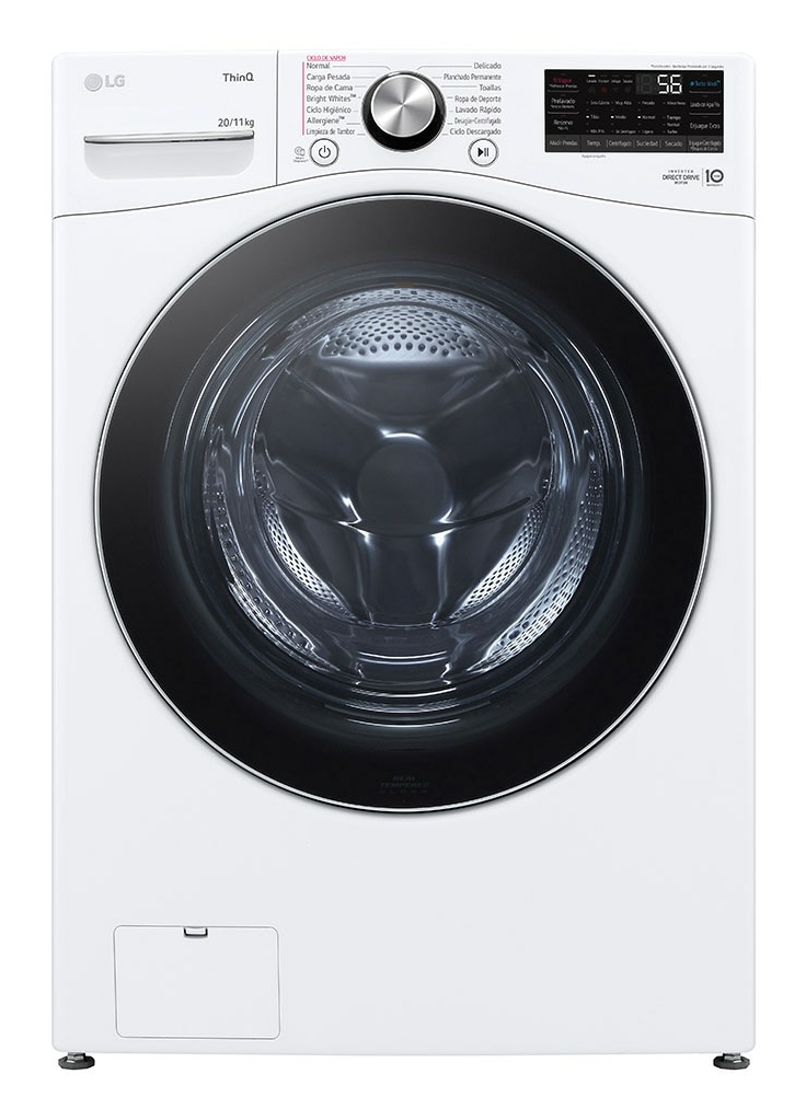 LG WD20WV26R washer dryer Freestanding Front-load White