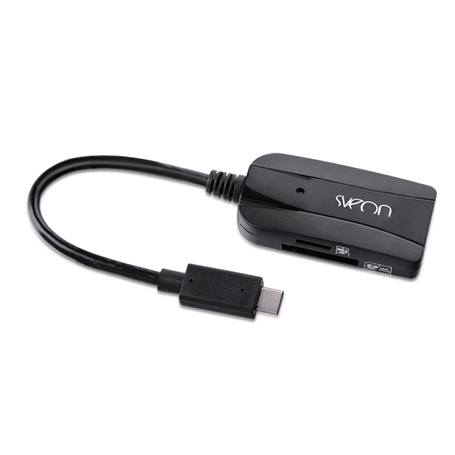 Sveon SCT310 card reader USB 3.2 Gen 1 (3.1 Gen 1) Type-C Black – image 2