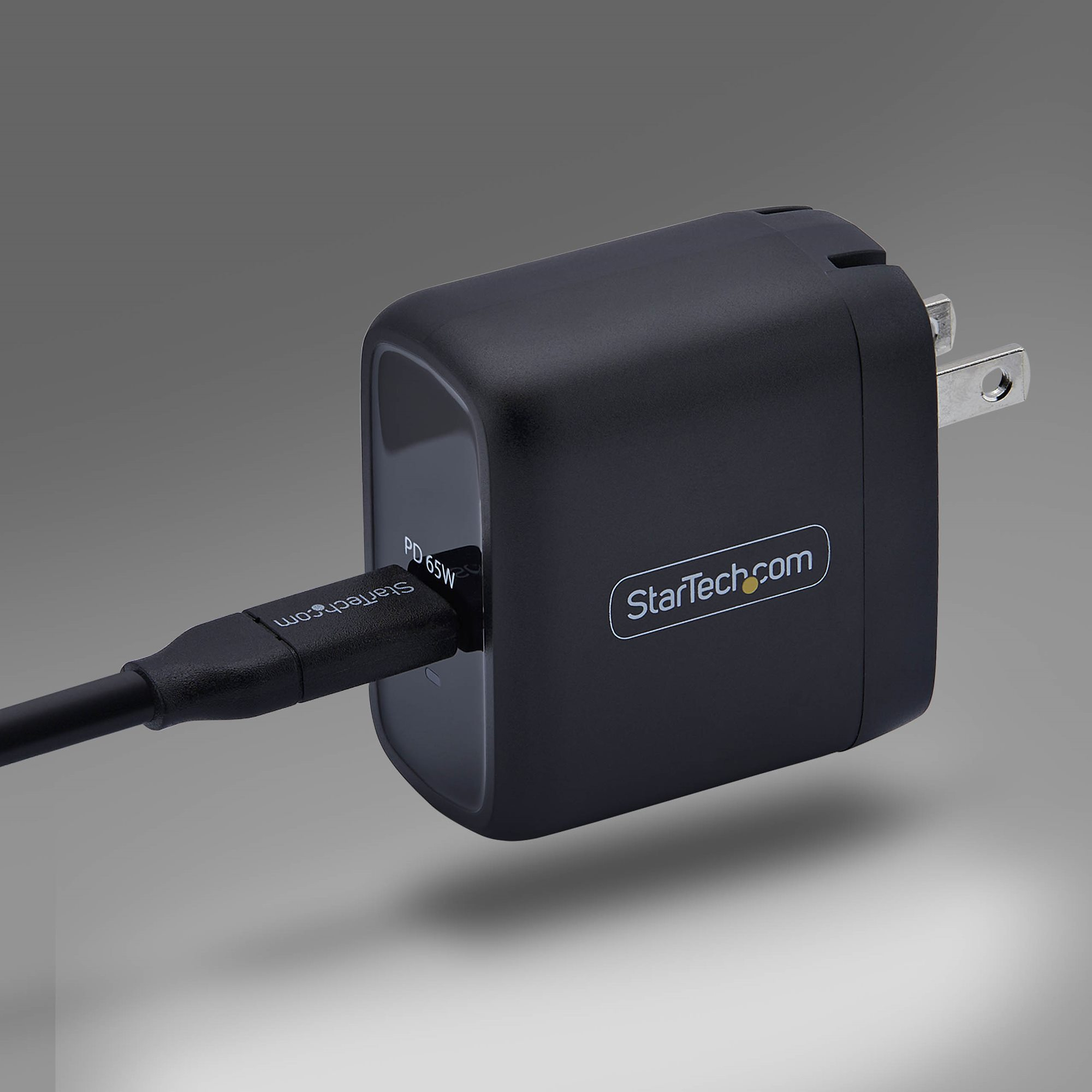 StarTech.com 65W USB-C Laptop Charger, GaN Charger with Power Adapter Brick for Dell, XPS, HP ProBook, MacBook Pro, Microsoft Surface Pro, Black – image 6