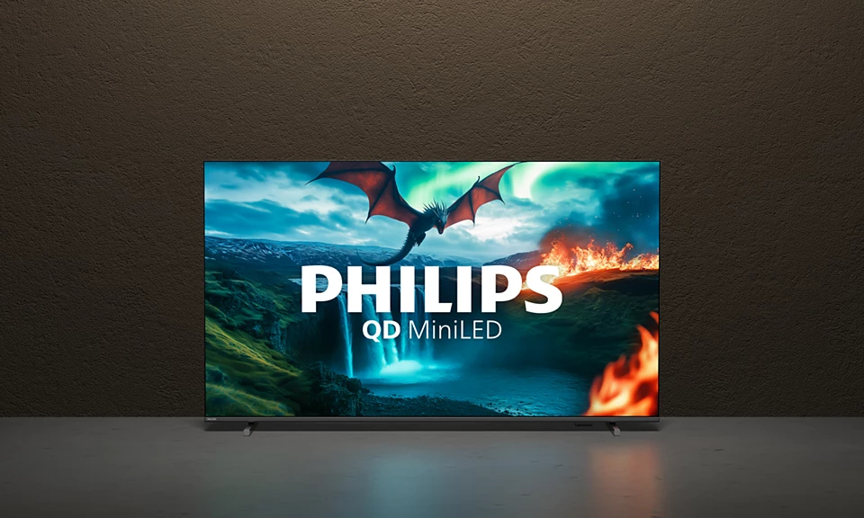 TV Philips QD MiniLED 55MLED820 55 4K UltraHD Smart TV Titan OS HDR10 Dolby Atmos — photo 2