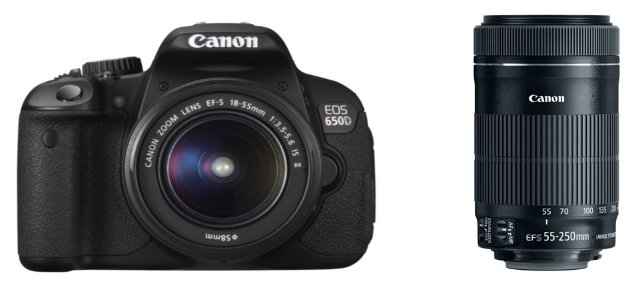 Canon 650D + EF-S 18-55mm + EF-S 55-250mm – image 1