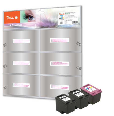 Peach PI300-568 ink cartridge 3 pc(s) High (XL) Yield Black, Cyan, Magenta, Yellow