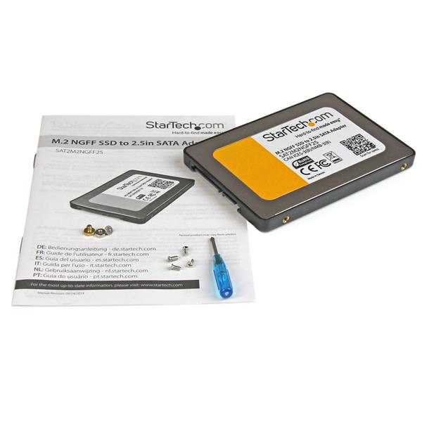 StarTech.com M.2 SSD to 2.5in SATA III Adapter - M.2 Solid State Drive Converter with Protective Housing – image 3