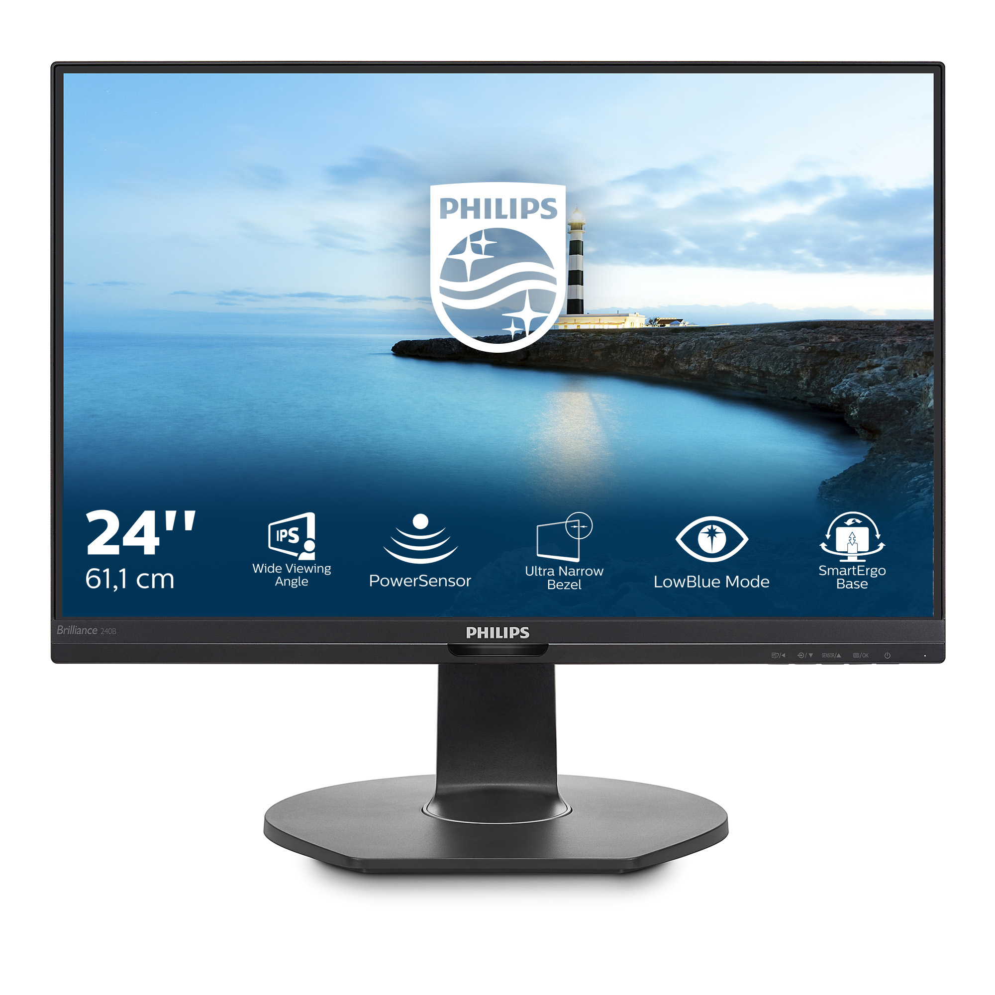 Philips B Line LCD monitor with PowerSensor 240B7QPTEB/01 – image 2