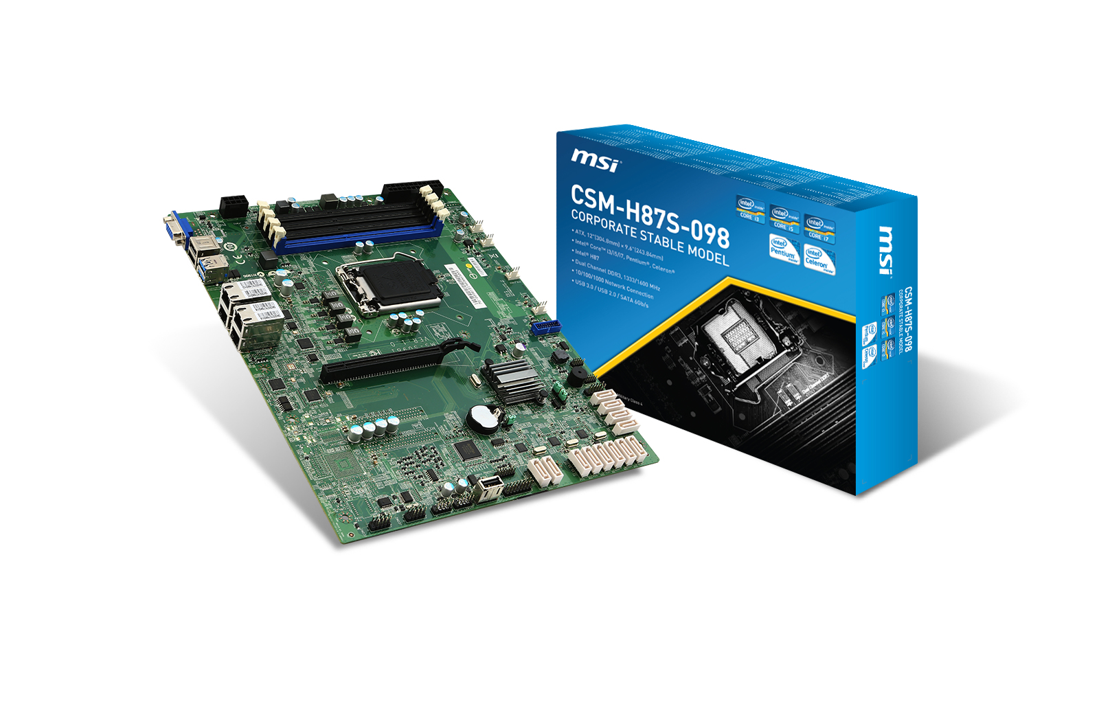 MSI CSM-H87S-098 Intel® H87 LGA 1150 (Socket H3) ATX