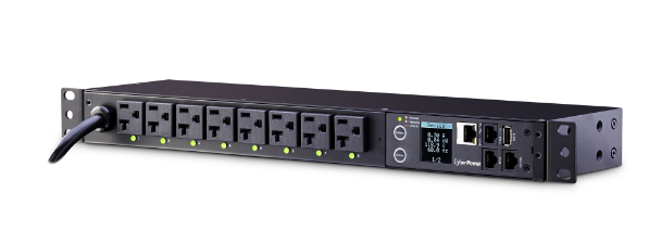 CyberPower PDU81002 power distribution unit (PDU) 8 AC outlet(s) 1U Black – image 3