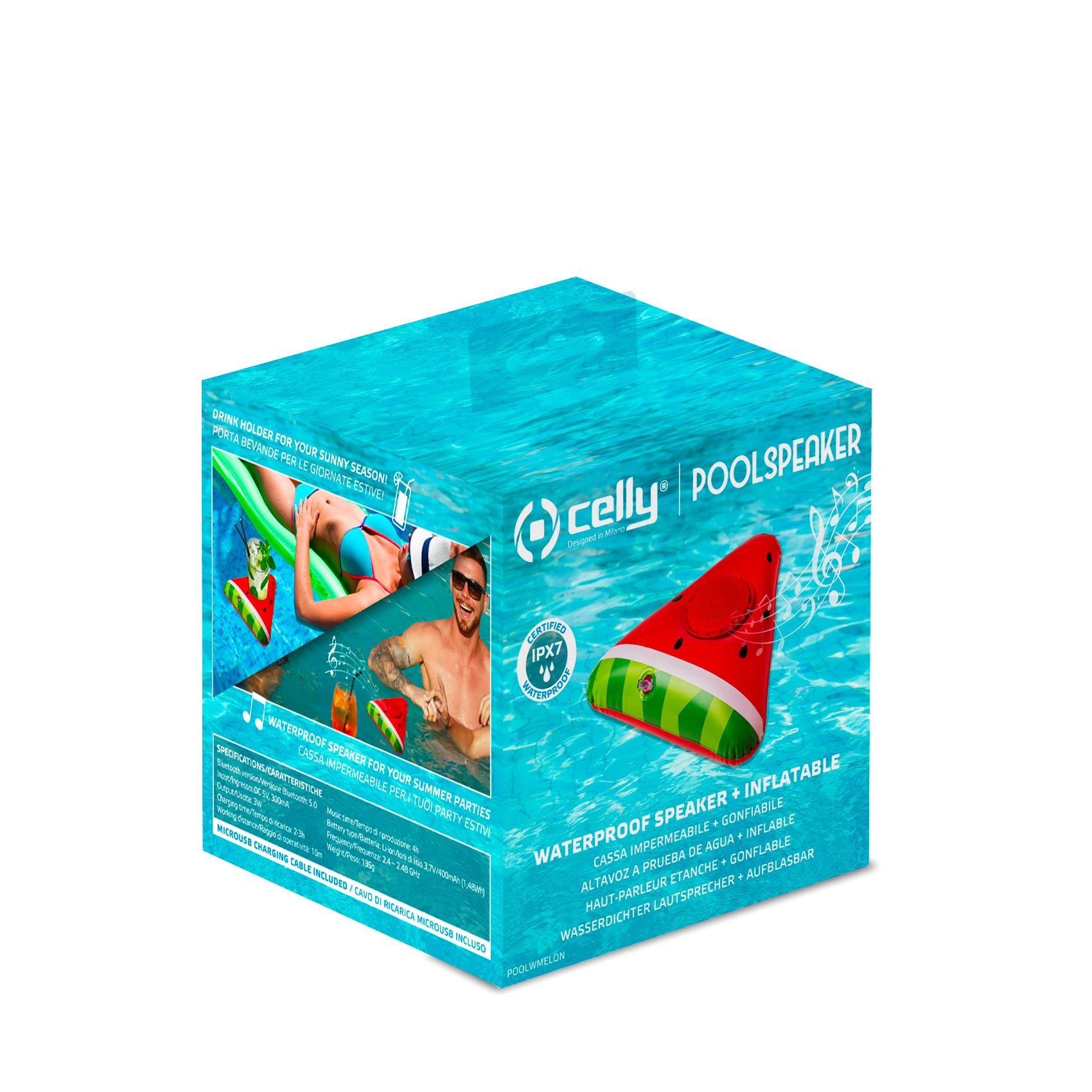 Celly Poolspeaker Mono portable speaker Multicolour, Red – image 5