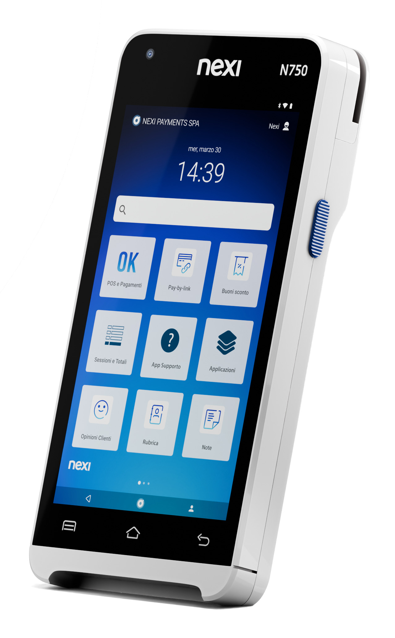 Nexi NEIN750 smart card reader Indoor/outdoor Battery Wi-Fi + – image 2