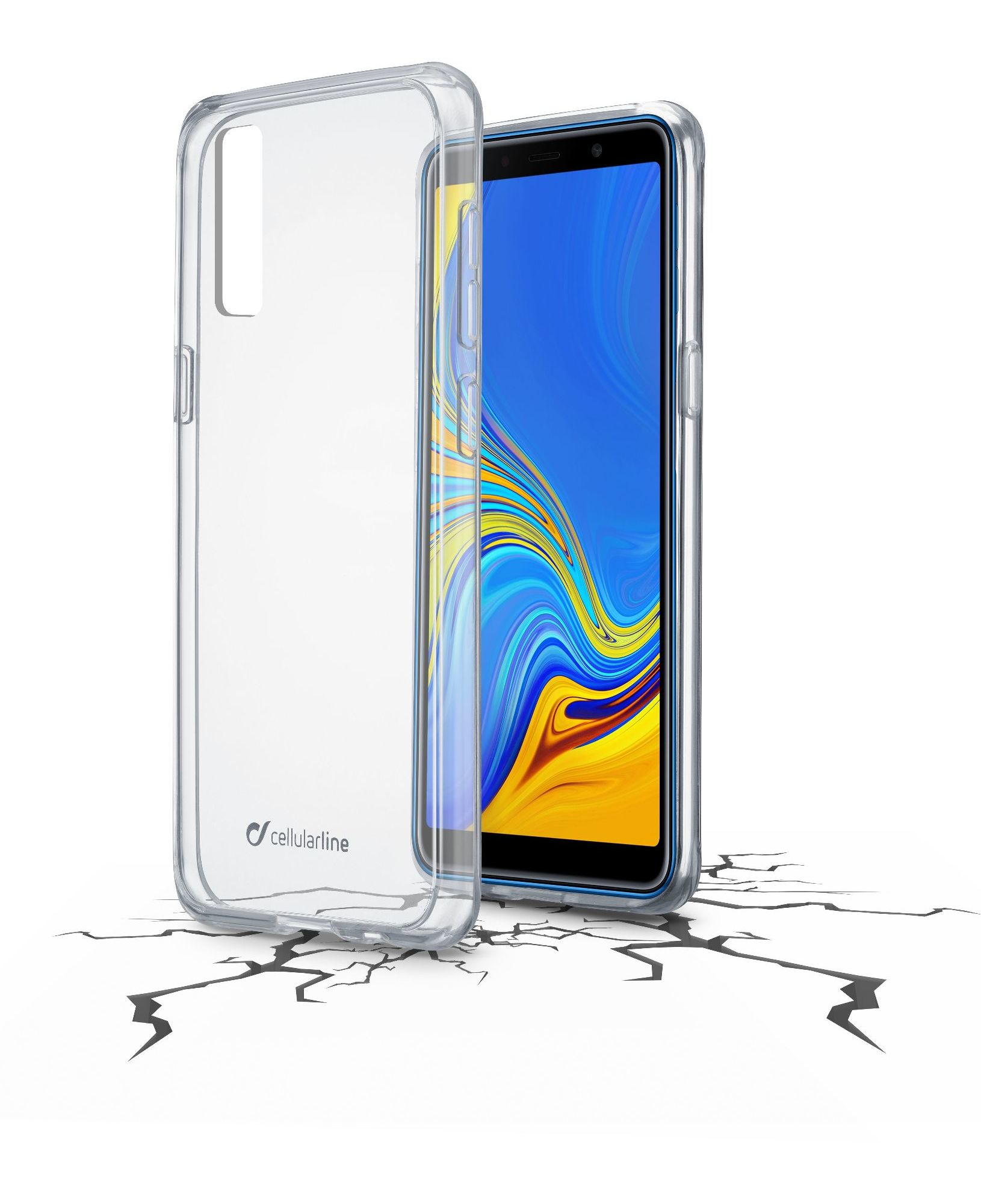 Cellularline Clear Duo - Galaxy A7 (2018) – image 1