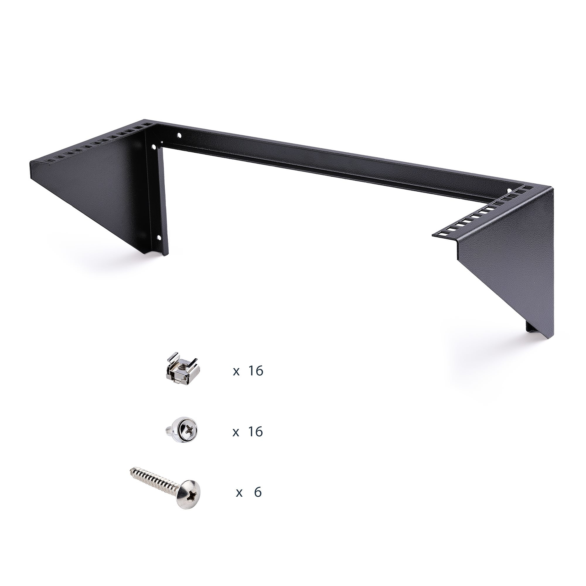 StarTech.com 4U 19” Wall Mount Vertical Rack Bracket, Wall Mount Patch Panel Bracket for Data/AV/IT/Computer Equipment, 4U Rack for Cabinet or Server Room, Supp – image 6