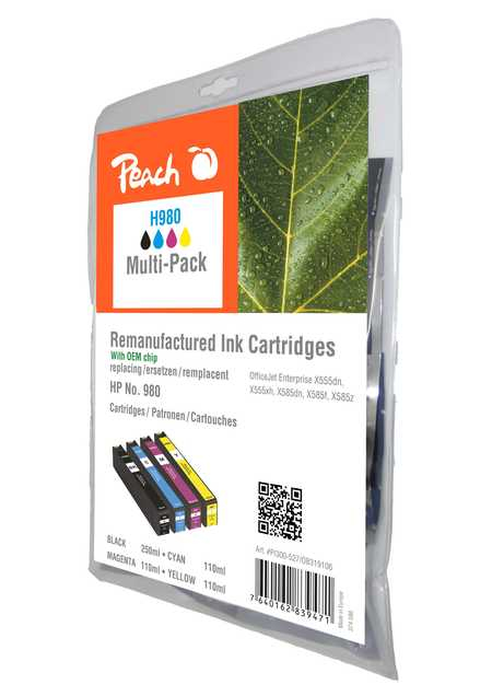 Peach PI300-527 ink cartridge Black, Cyan, Magenta, Yellow
