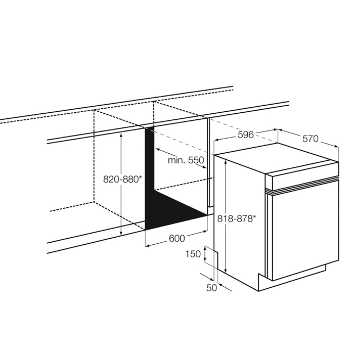 Electrolux ESI5543LOX dishwasher Semi built-in 13 place settings – image 6