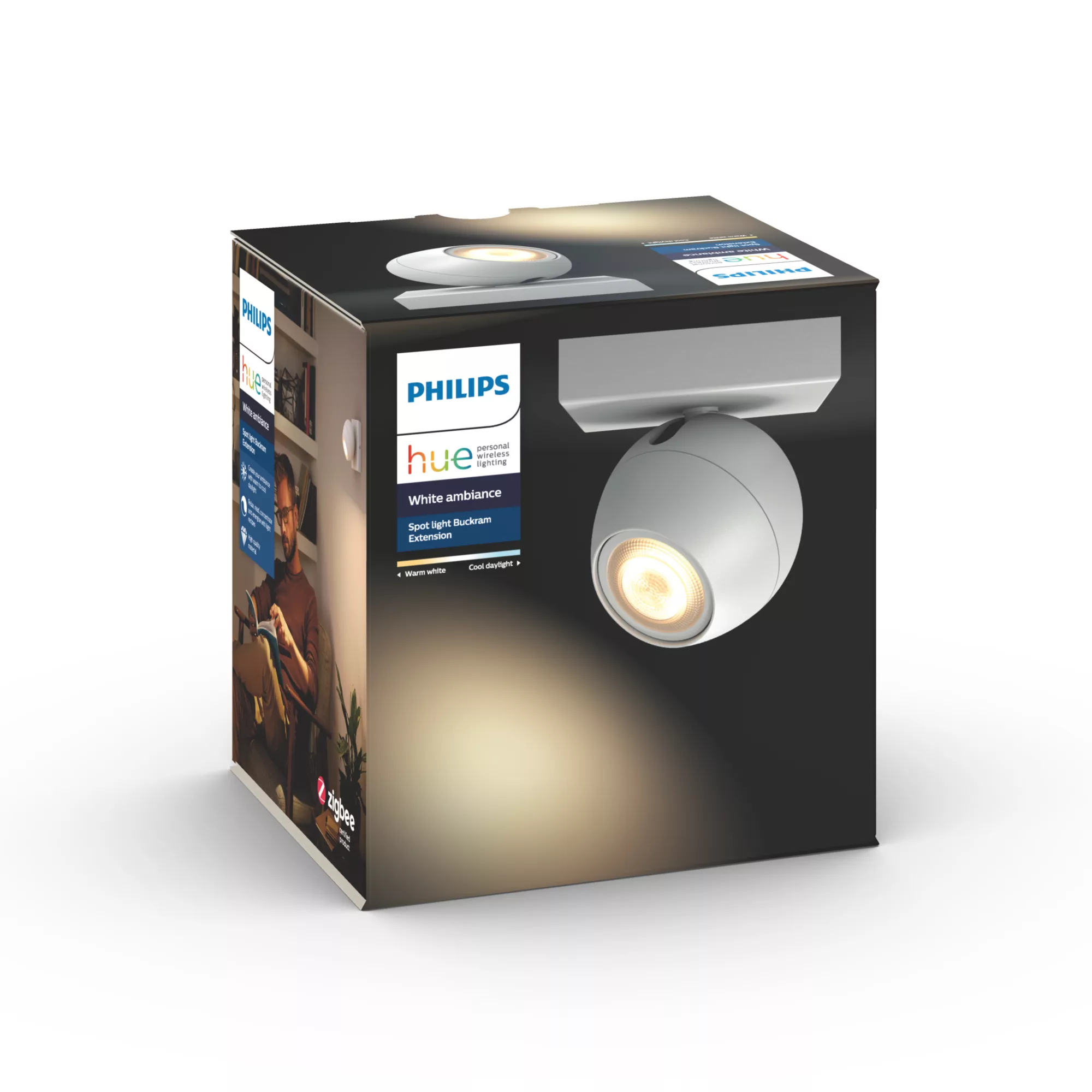 Philips by Signify Philips Hue White ambience Buckram single spotlight ext. – image 5