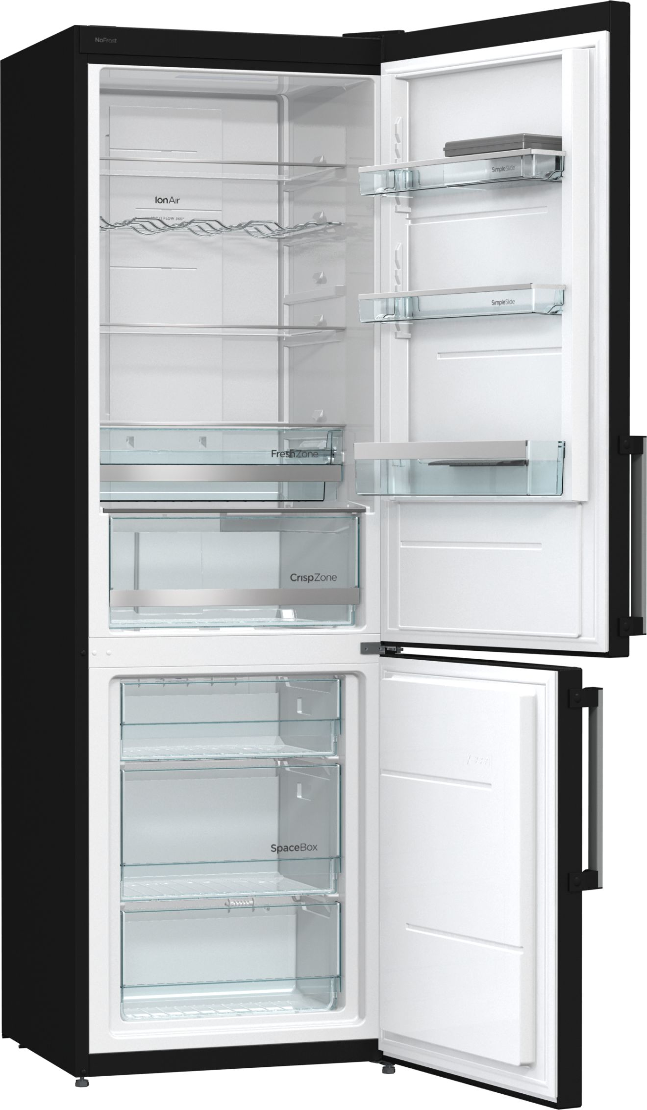 Gorenje NRK6192MBK fridge-freezer Freestanding – image 3