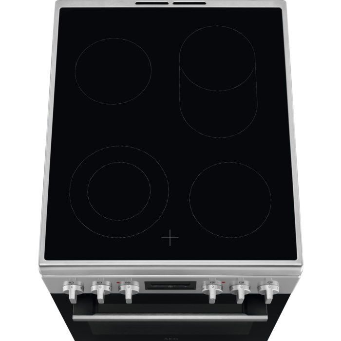 AEG CCB54481BM Freestanding cooker Electric Ceramic hob Black, Stainless steel – image 3