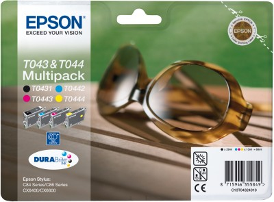 Epson Sunglasses Multipack 4-colours T0432 DURABrite Ink High Capacity – image 2