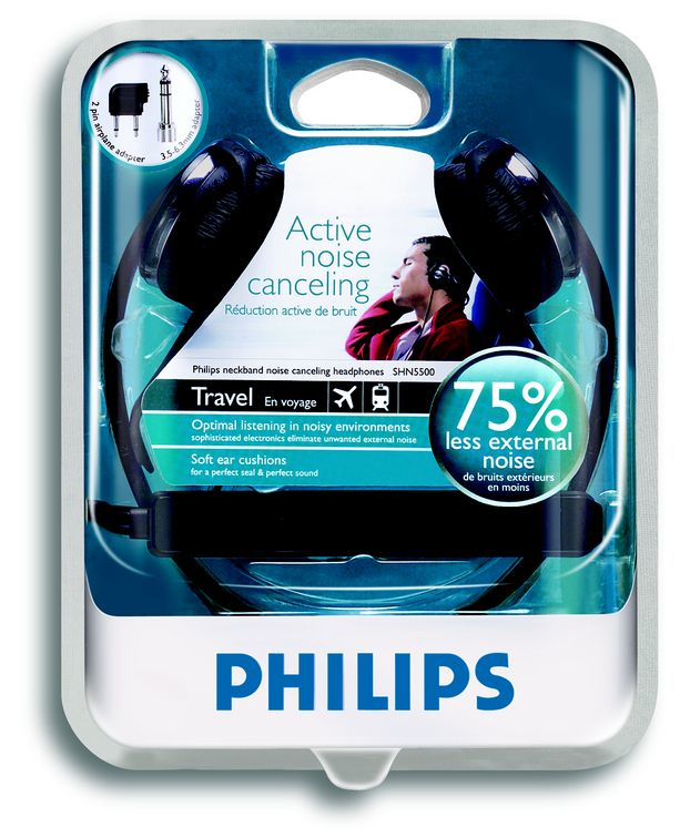 Philips SHN5500 Noise Canceling Headphone – image 2
