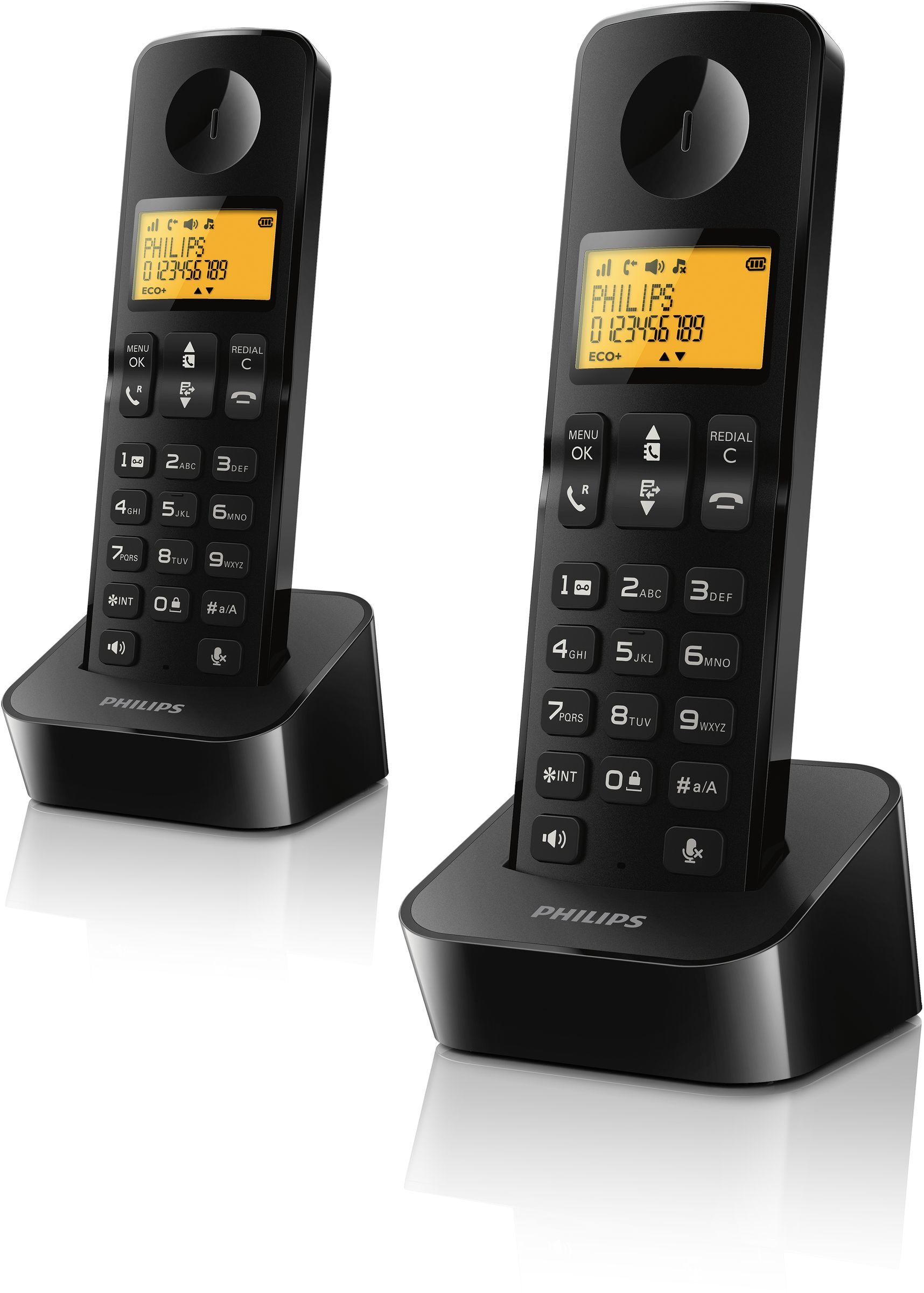 Philips B1912B/FR telephone DECT telephone Caller ID Black – image 2