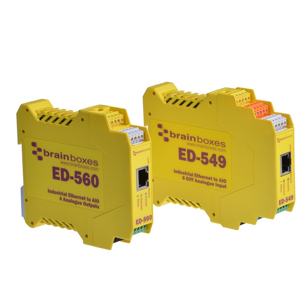 Brainboxes ED-560 Ethernet to 4 Analogue Outputs + Serial Gateway – image 2
