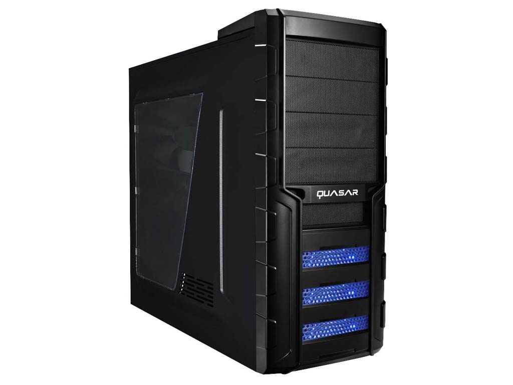 CoolBox Shadow Midi Tower Black
