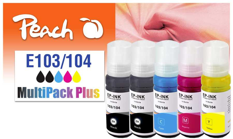 Peach 321331 ink cartridge 5 pc(s) Compatible Standard Yield Black, Cyan, Magenta, Yellow