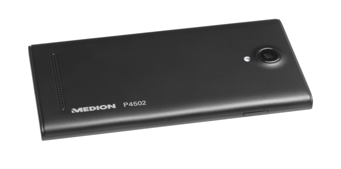 MEDION LIFE P4502 11.4 cm (4.5") Dual SIM Android 4.4 3G Micro-USB 1 GB 8 GB Black – image 2