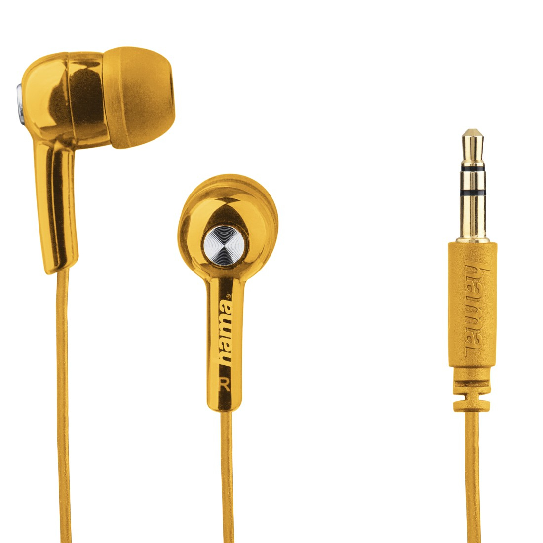 Hama 00054634 headphones/headset Wired In-ear Yellow – image 2
