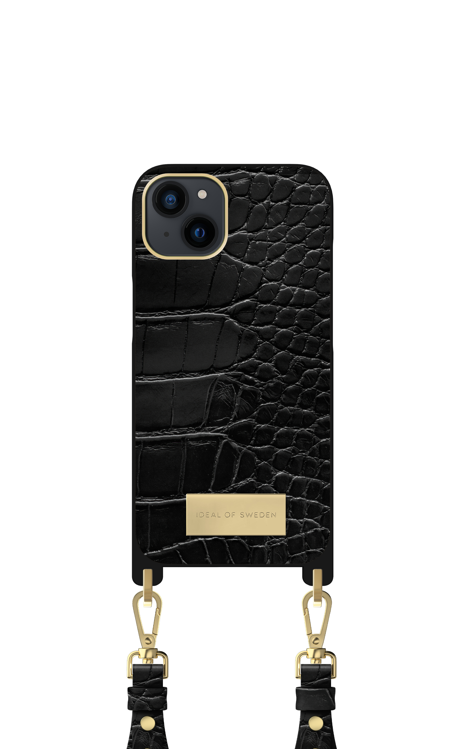 iDeal of Sweden Atelier Necklace iPhone 13 Black Croco – image 4
