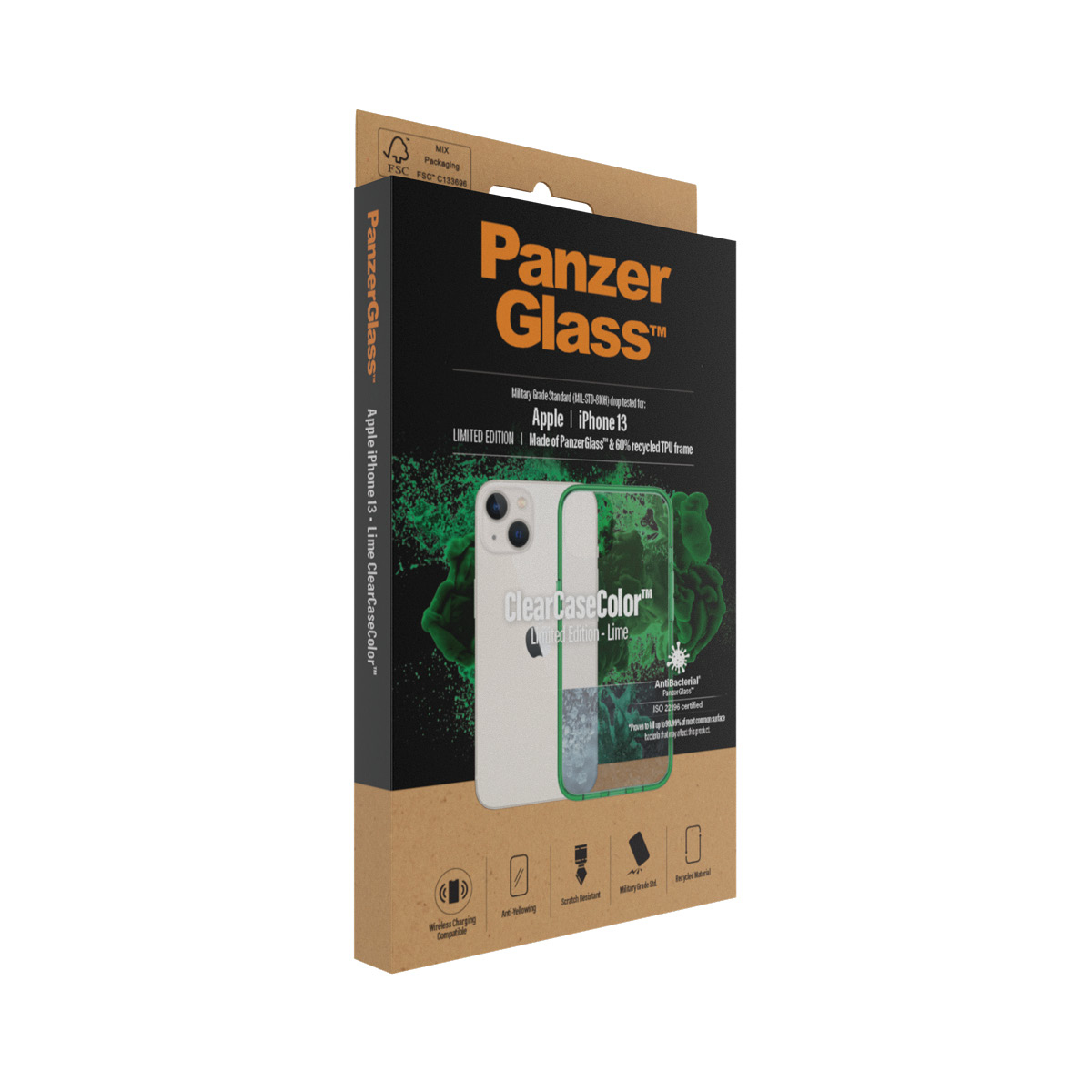 PanzerGlass ® ClearCaseColor™ iPhone 13 - Lime – image 4