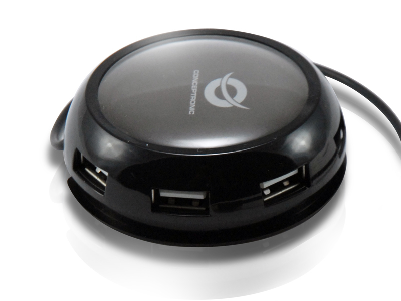 Conceptronic 7-Ports Round Shape USB 2.0 Hub – image 3