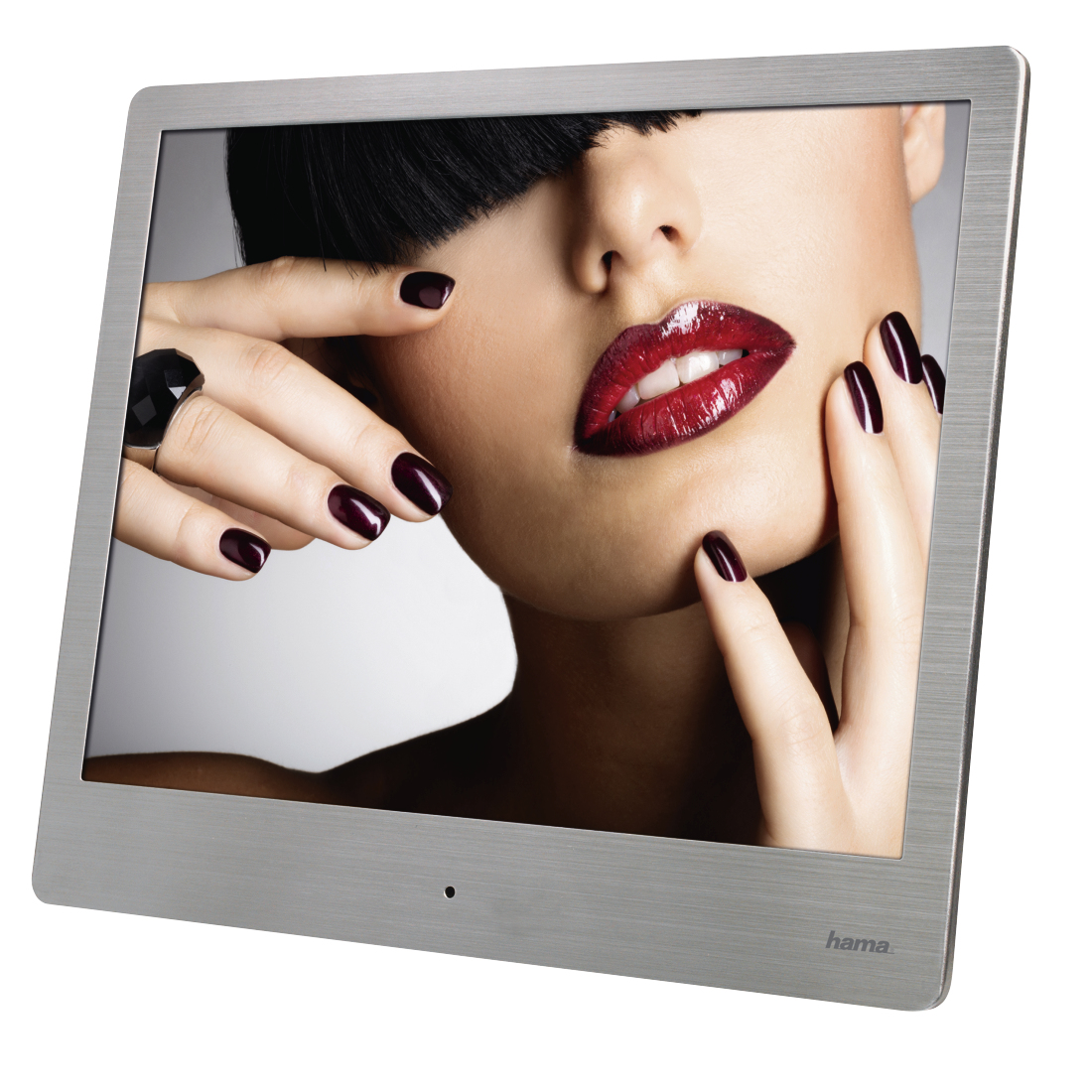Hama 8SLBS digital photo frame Silver – image 1