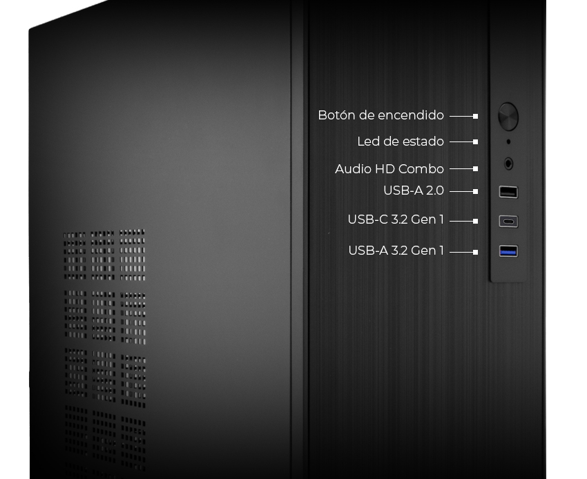 CoolBox COO-PCM460-0 computer case Black – image 4