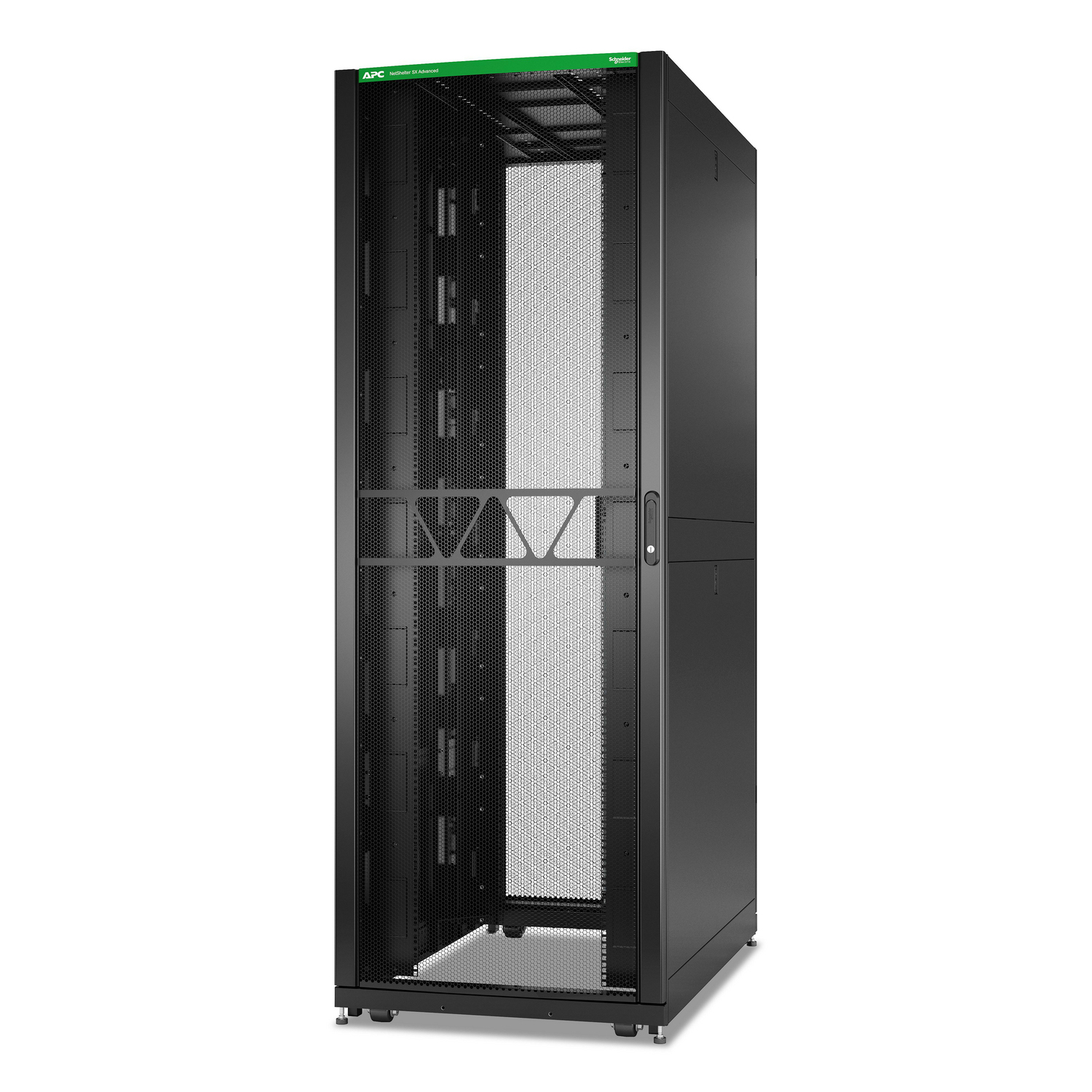 APC NetShelter SX Advanced Rack, 48U 800mm 1295mm, without shock package, Black – image 1