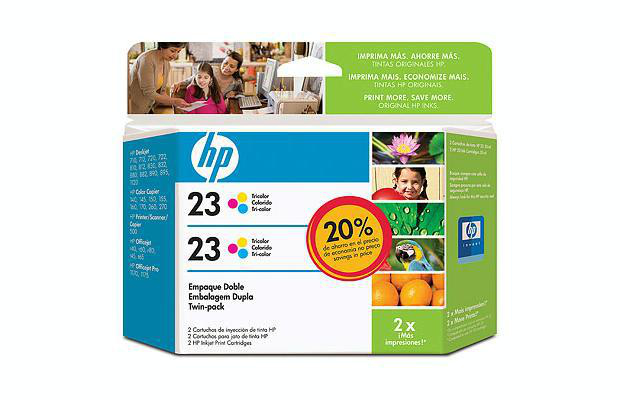 HP C1823FL ink cartridge 2 pc(s) Original Cyan, Magenta, Yellow