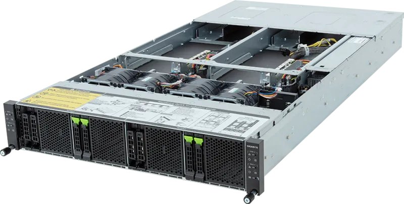 GIGABYTE H233-Z80-AAN1 AMD SoC Socket SP5 Rack (2U) Black, Steel – image 2