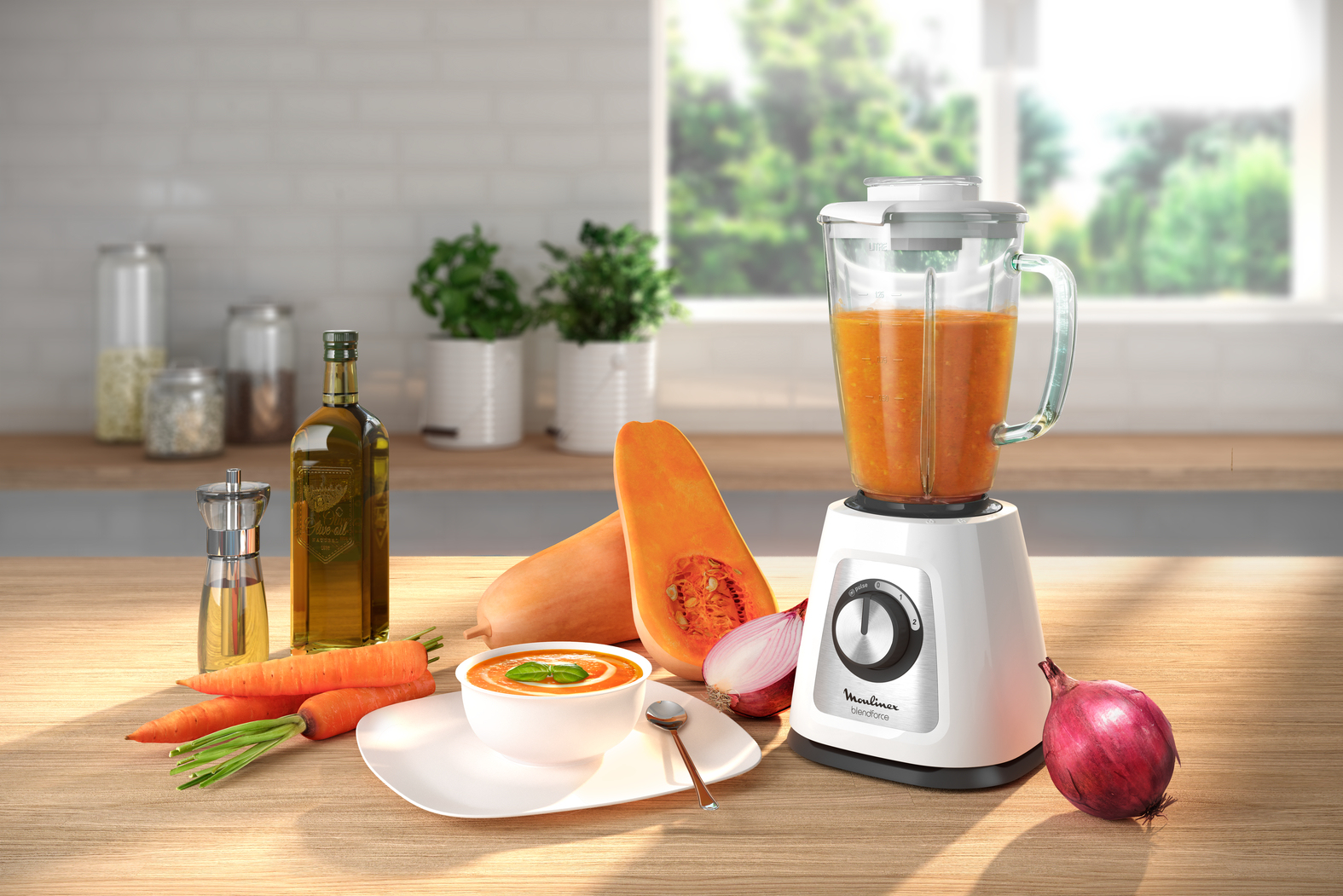 Moulinex LM433 1.75 L Tabletop blender 800 W White – image 4