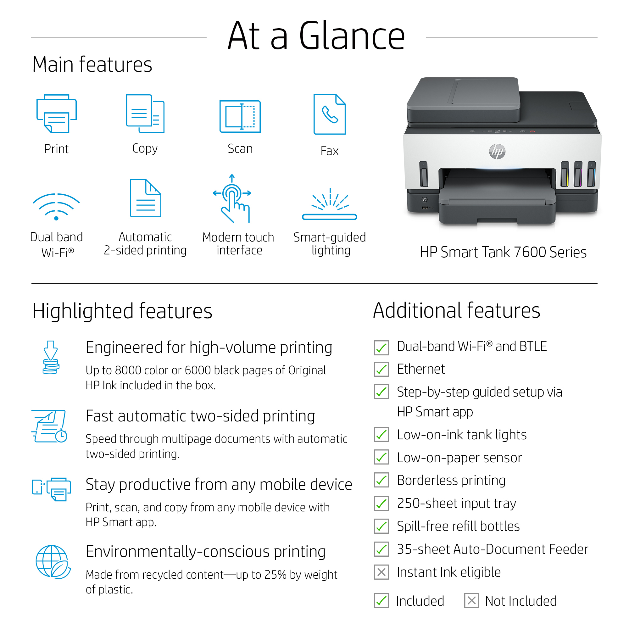 HP Smart Tank 7606 All-in-One Printer – image 4