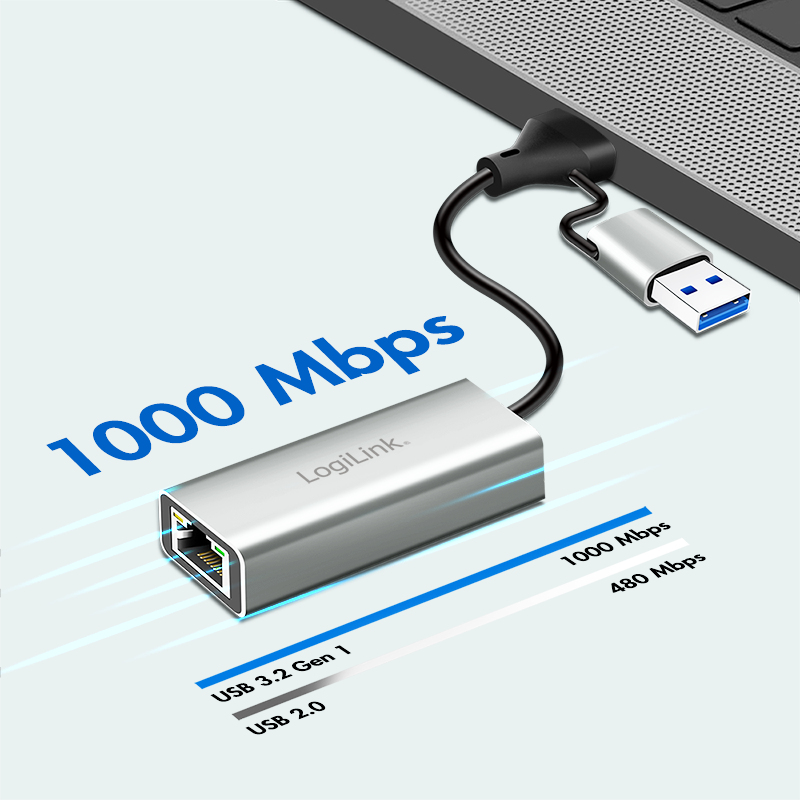 LogiLink UA0238B network card Ethernet 1000 Mbit/s – image 2