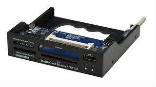 Manhattan 700344 card reader USB 2.0 Internal Black – image 4