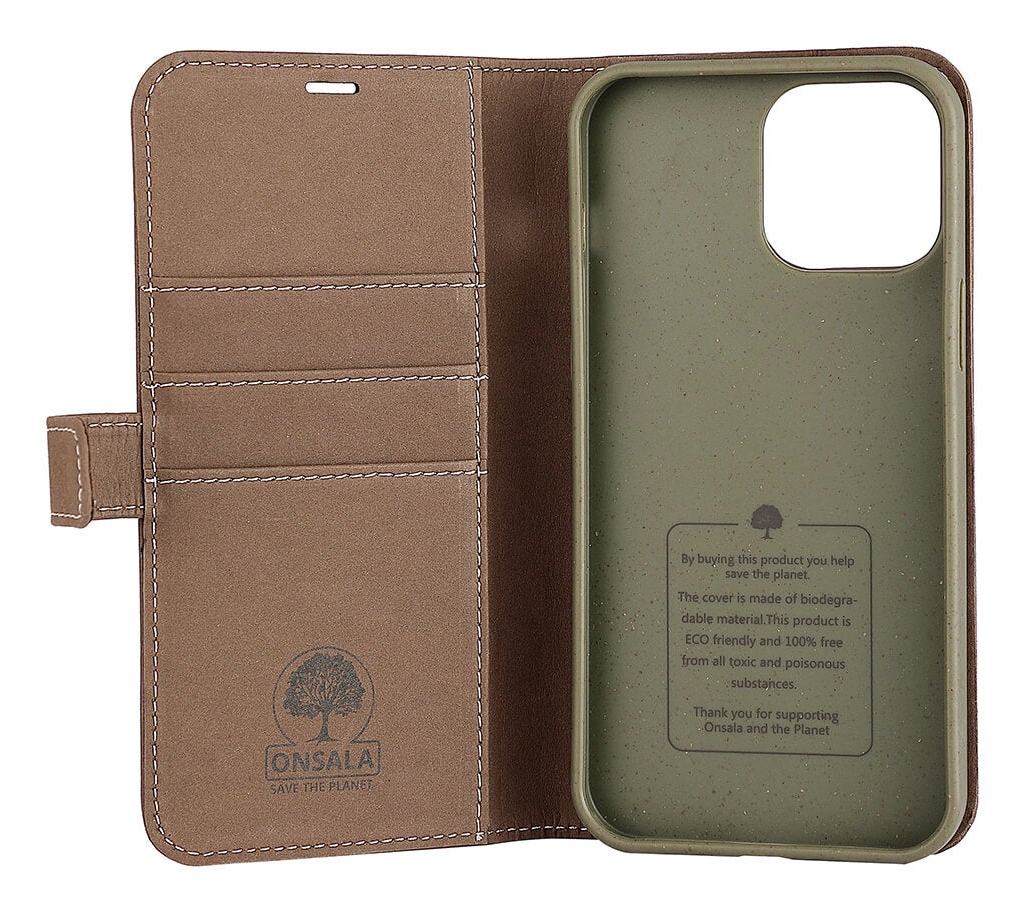 Onsala ECO Mobil Case Brown iPhone 13 Pro Max – image 3