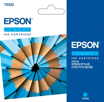 Epson Pencils Singlepack Cyan T0322 DURABrite Ink – image 6